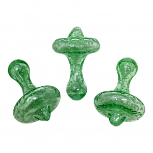 Colored Glass Glow In The Dark Carb Cap - [GCP-NAX010]